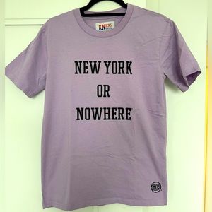 New York or Nowhere - lavender tee